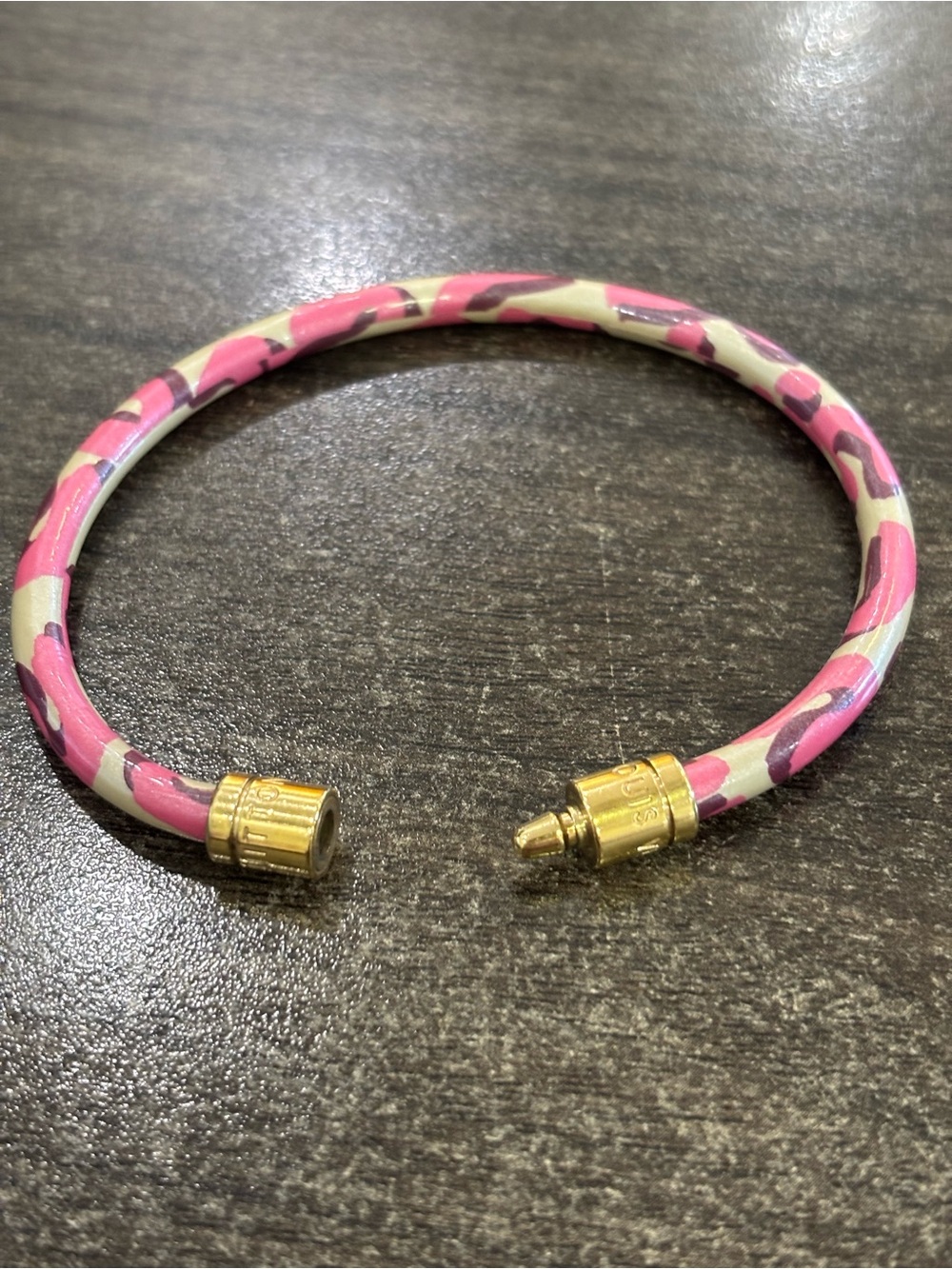Louis Vuitton x Stephen Sprouse Collab Pink Leopard Bracelet - Picture 6 of 6